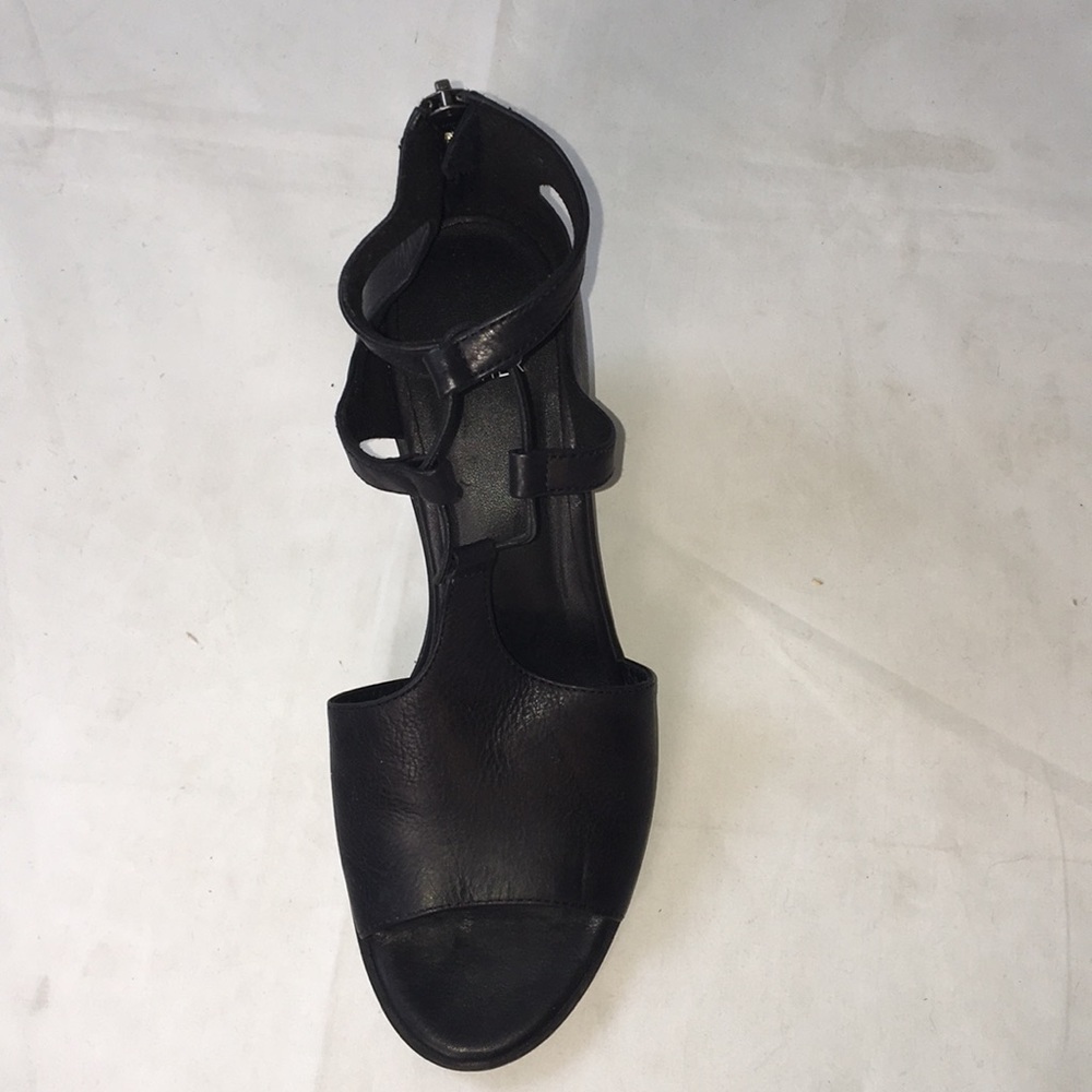 EILEEN FISHER Lou Block Heel Sandal Shoes Zip Back - Picture 7 of 12